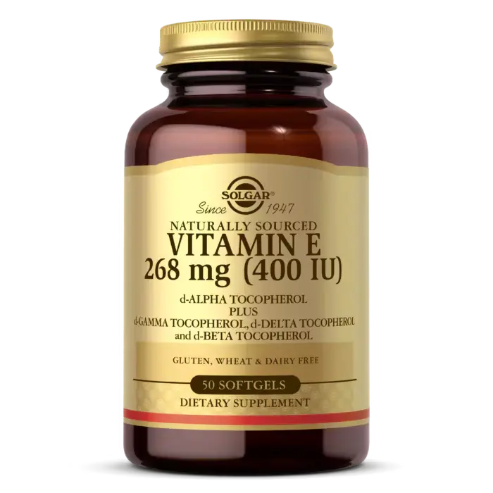 Solgar, Vitamin E, Naturally Sourced - 100 SoftGels