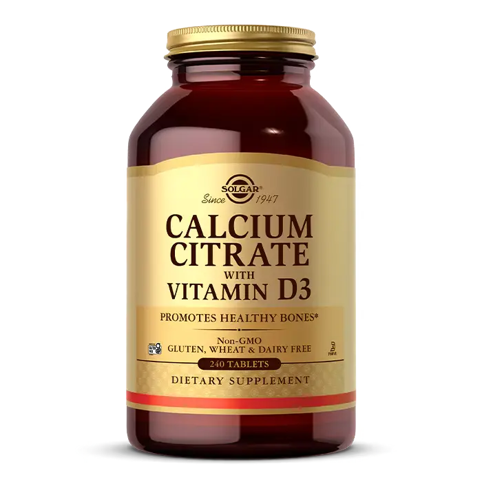 Solgar, Calcium Citrate with Vitamin D3