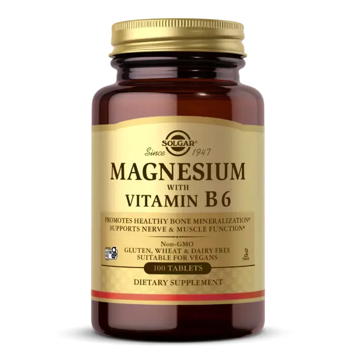 Solgar, Magnesium With Vitamin B6, 250 Tablets