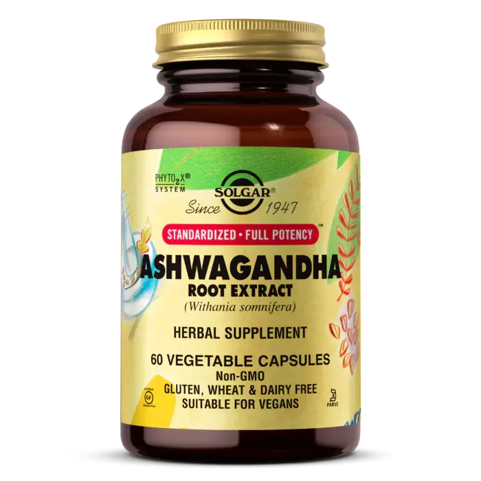 Solgar, Ashwagandha Root Extract - 60 VegCaps