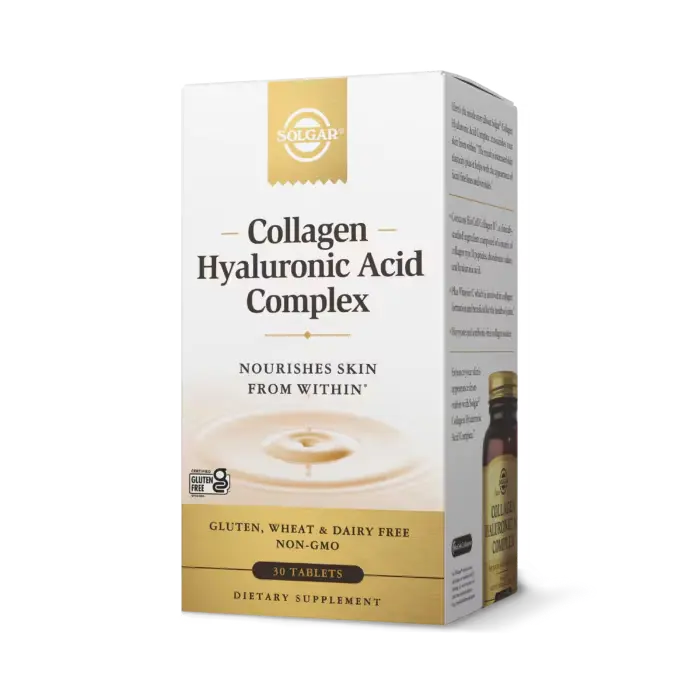 Solgar, Collagen Hyaluronic Acid Complex - 30 Tablets