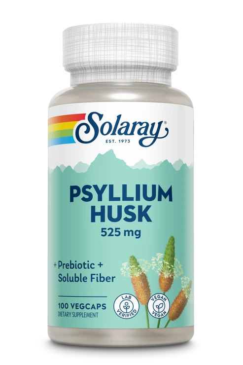 Solaray, Psyllium Husk, 525 mg