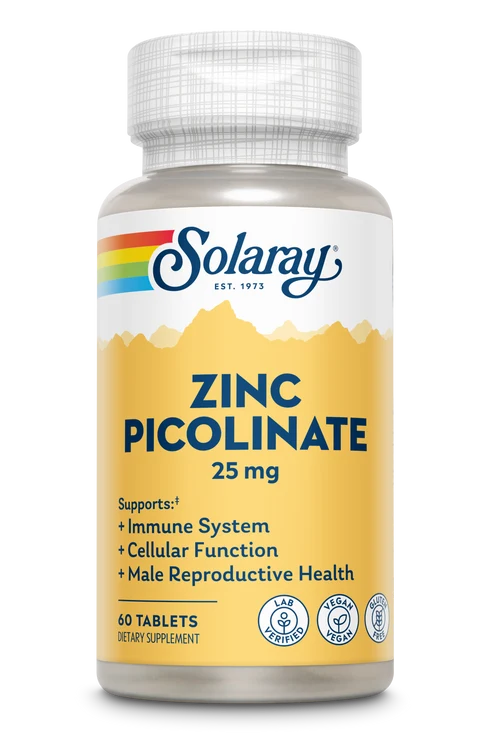 Solaray, Zinc Picolinate, 25 mg