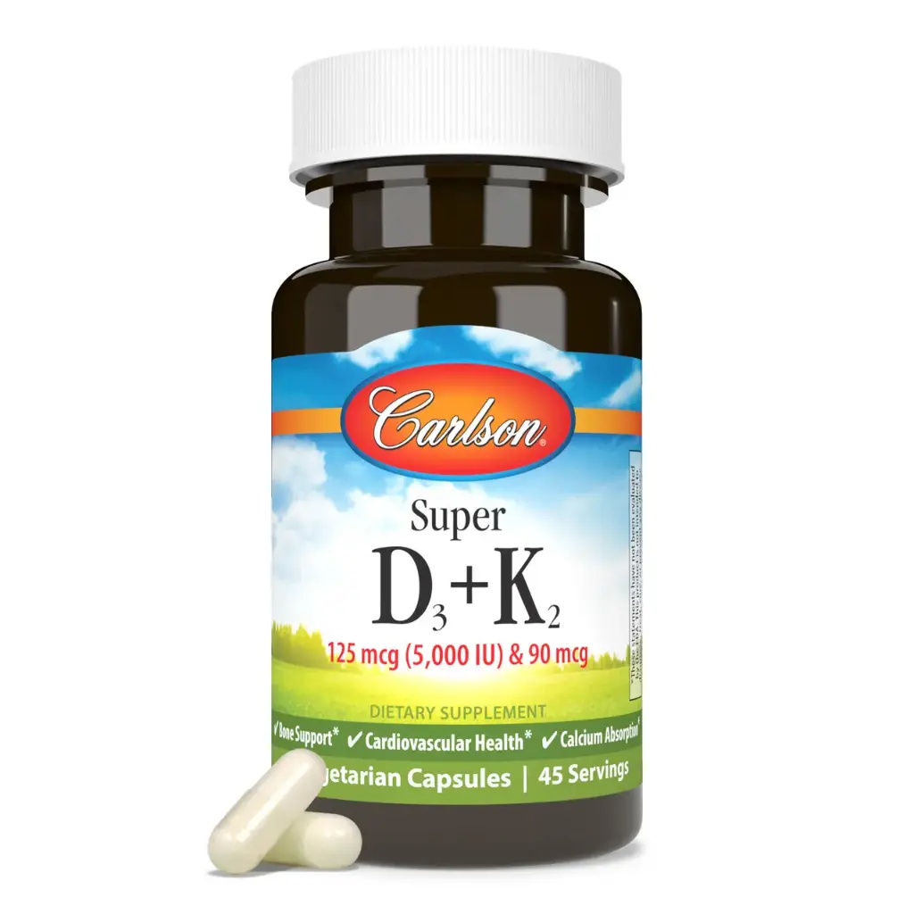 Carlson Super Vitamin D3 + K2 (45 caps)