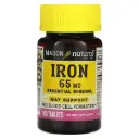 Mason Naturals Iron 65mg Ferrous Sulfat