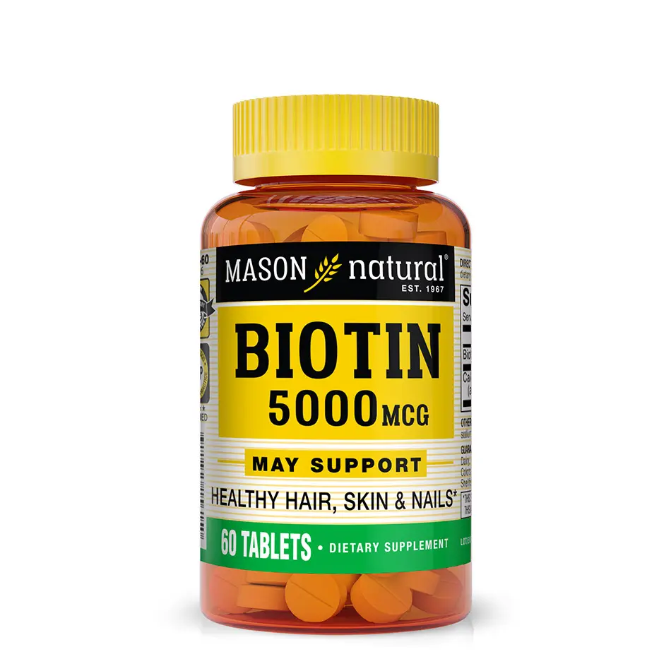 Mason Naturals Biotin 5000mcg