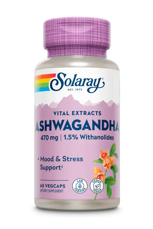 Solaray Ashwagandha Raoot Extract 470mg