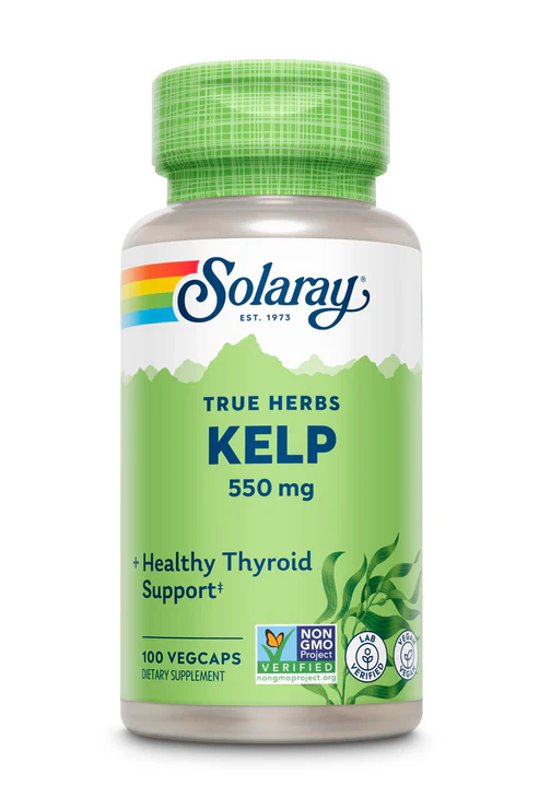 Solaray Kelp Seaweed 550mg 100 vegcaps