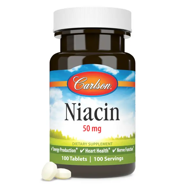 Carlson Niacin 50mg