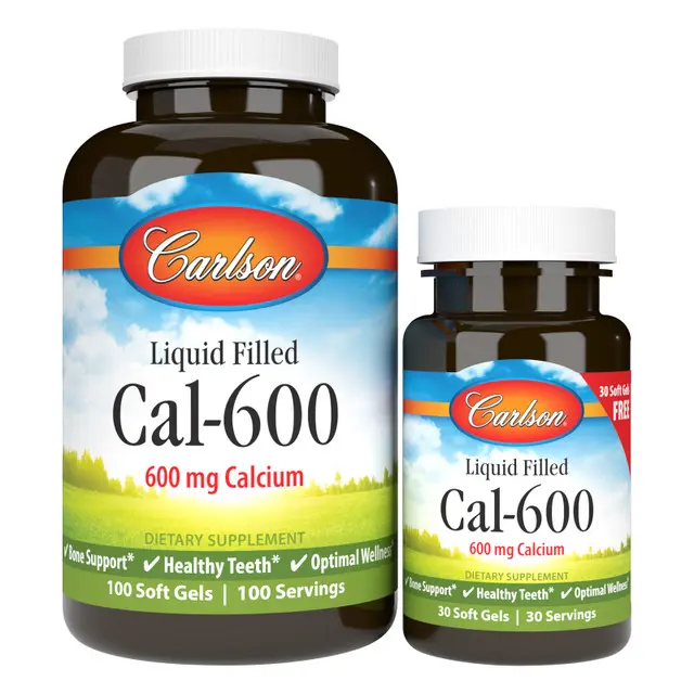 Carlson Cal-600 120+30 SoftGels