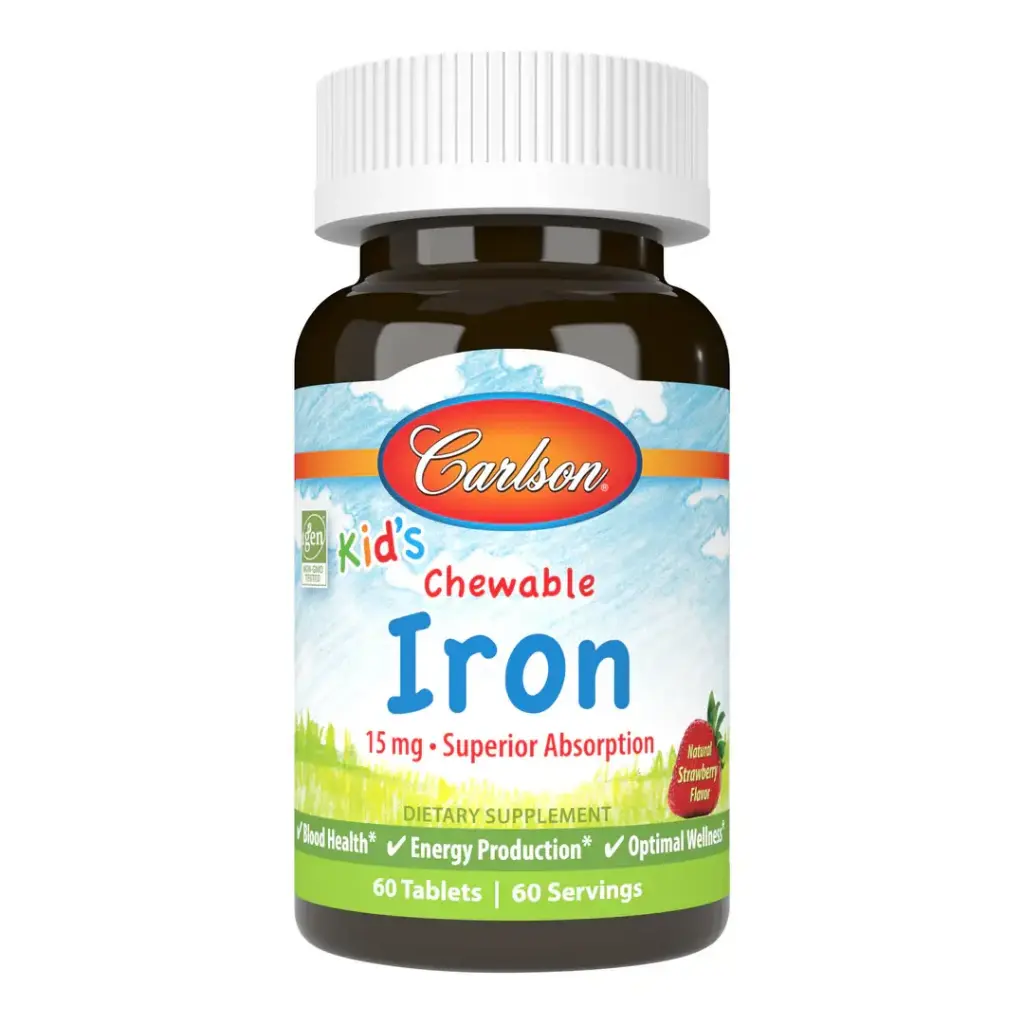 Carlson Kids Chewable Iron 15 mg 60