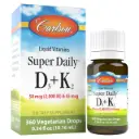 Carlson Super Daily D3 + K2 drops