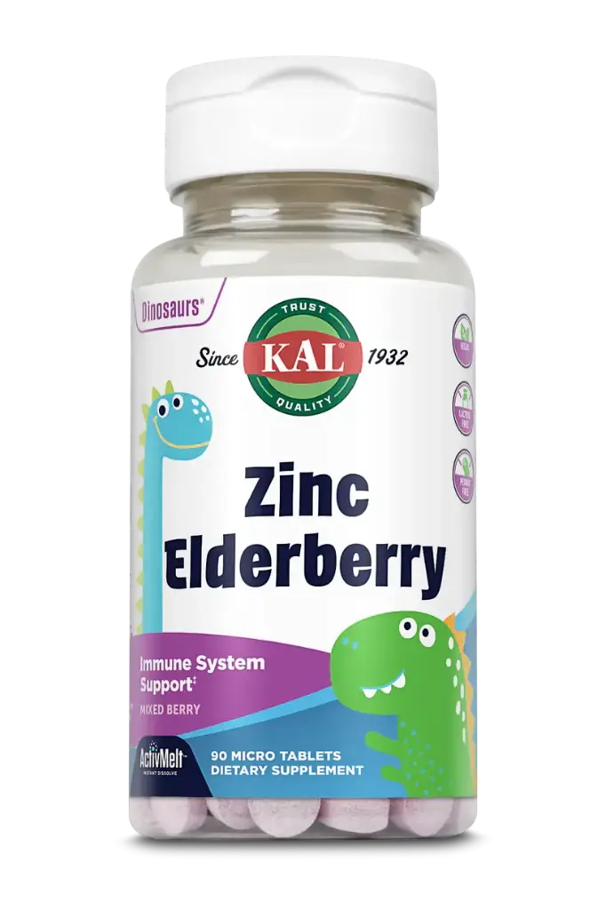 KaL Zinc Elderberry ActivMelt 5 mg