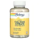 Solaray Calcium & Magnesium w/ D-3 Citrate 2:1