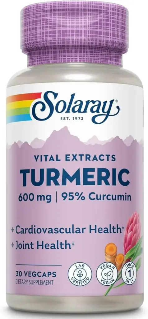 Solaray Turmeric Root Extract, One 600mg