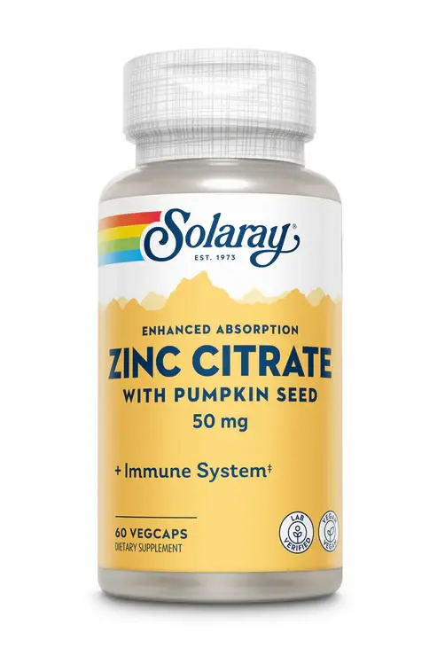 Solaray Zinc Citrate 50mg