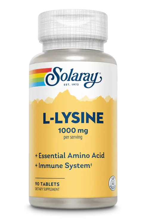 Solaray L-Lysine, Free Form 1000mg
