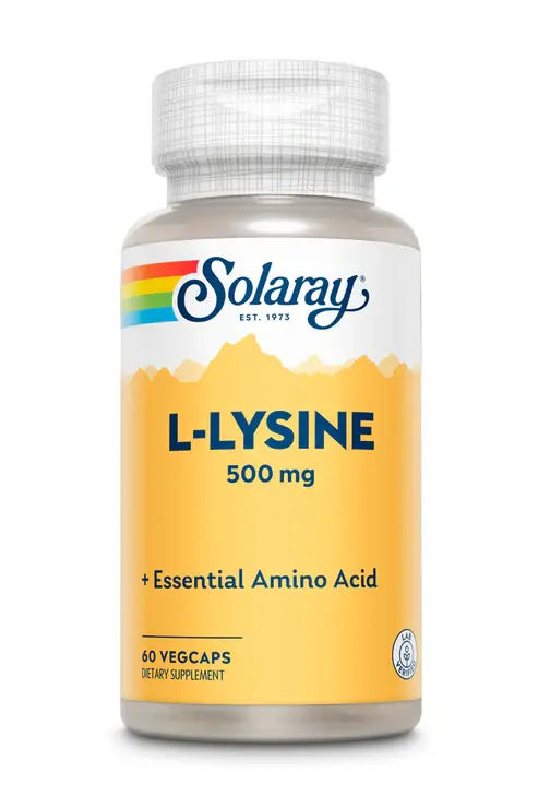 Solaray L-Lysine, Free Form 500mg