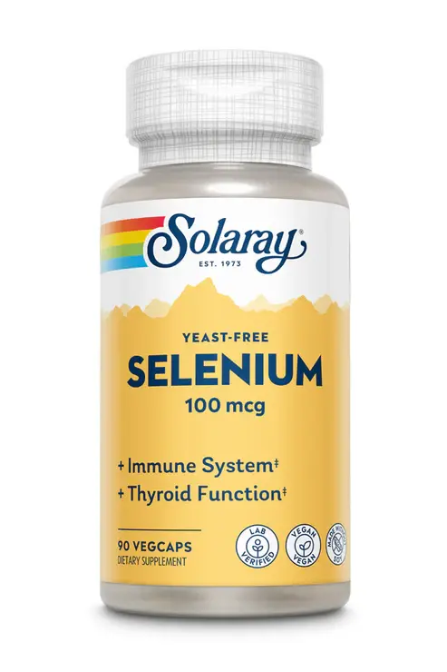 Solaray Selenium 100, Yeast-Free 100mcg