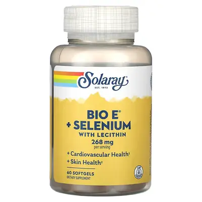 Solaray Bio Vitamin E with Selenium 268mg