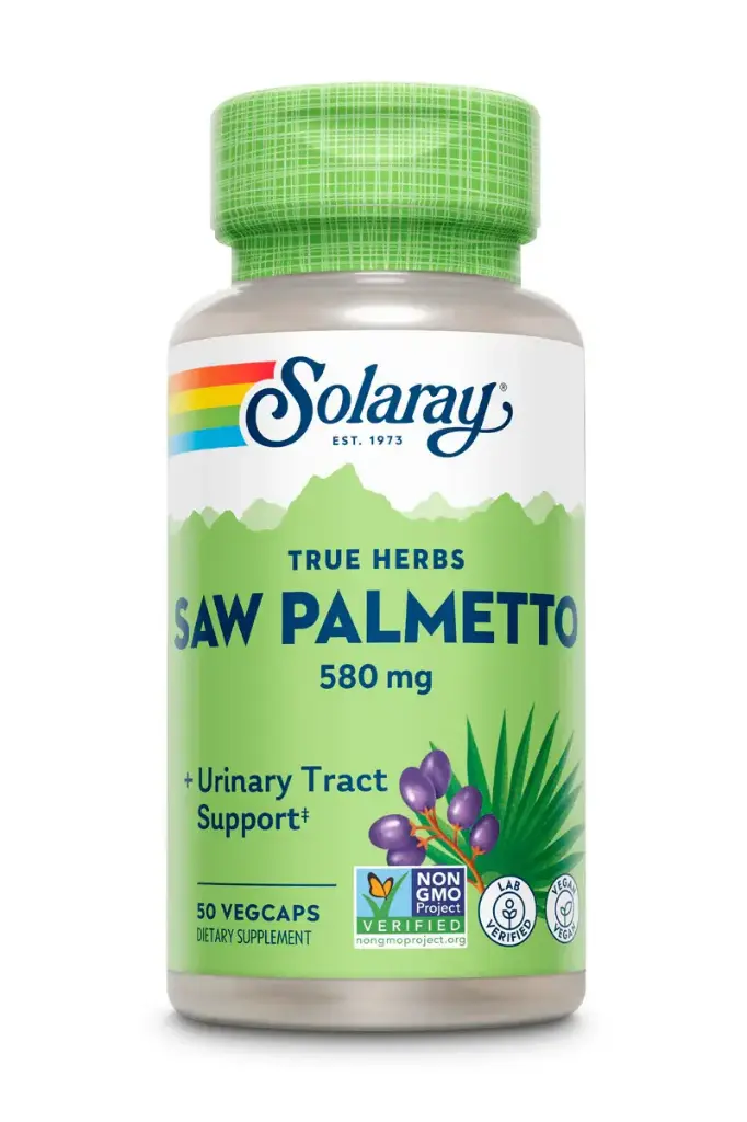 Solaray True Herbs Saw Palmetto Berry 580mg