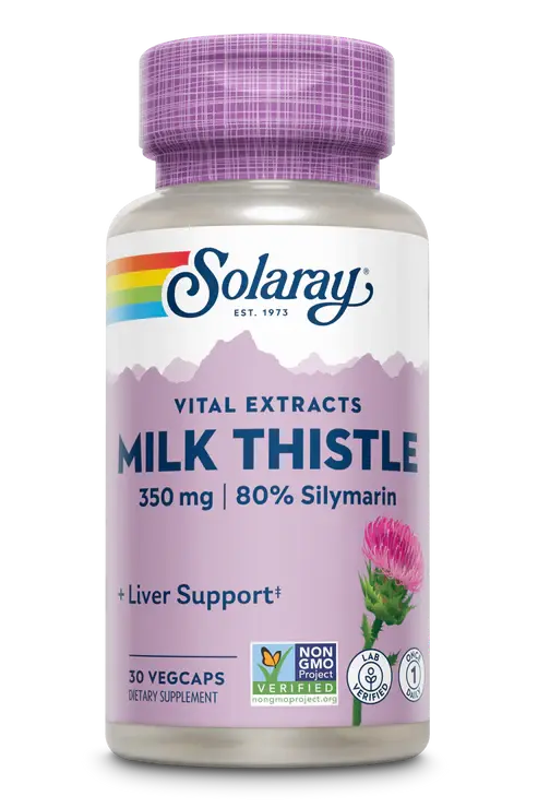 Solaray Milk Thistle Seed Extract, One 350mg