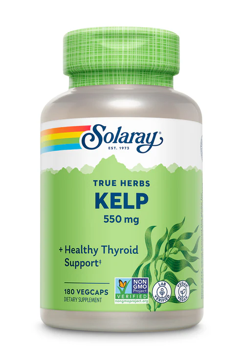 Solaray Kelp Seaweed 550mg 180 vegcaps