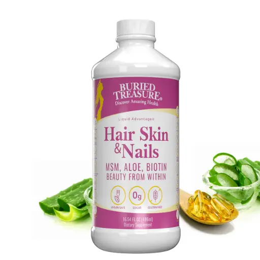Buried Treasure Hair, Skin & Nails– Nutritional Supplement for Daily Wellness
