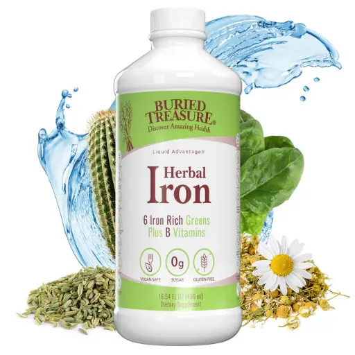 Herbal Iron – жидкая добавка железа с витаминами и травами