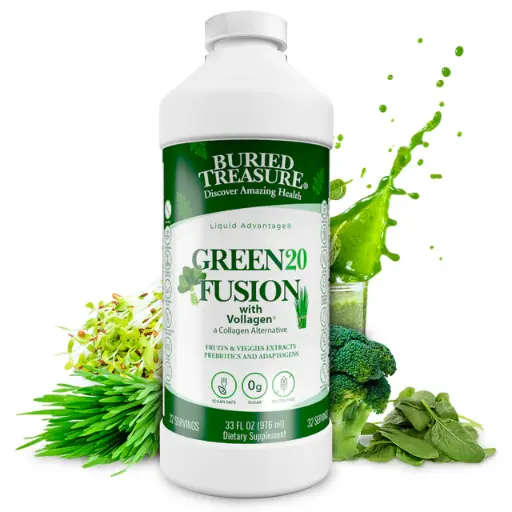 Green20 Fusion – готовая к употреблению зелёная суперфуд-смесь со спирулиной, капустой кейл и женьшенем