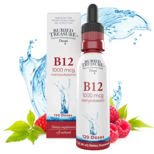 Vitamin B12 Drops – жидкая добавка с вегетарианской формулой для ежедневного питания и хорошего самочувствия