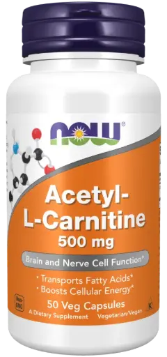 NOW Acetyl-L- Carnitine, 500 mg