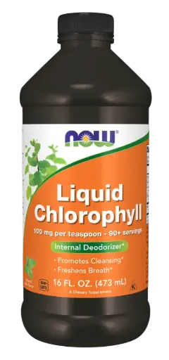 NOW Liquid Chlorophyll, Mint