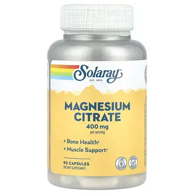 Solaray Magnesium Citrate 400mg 90VegCap