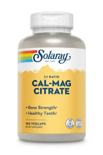 Solaray Calcium & Magnesium Citrate 180 VegCap