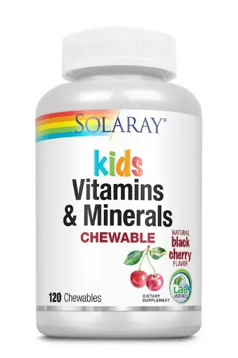Solaray Children's Vitamins & Minerals, Chewable 120