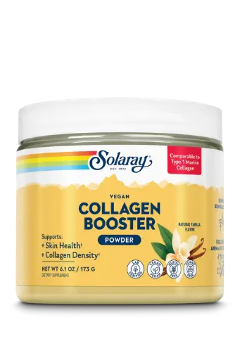 Solaray, Vegan Collagen Booster Powder, Natural Vanilla