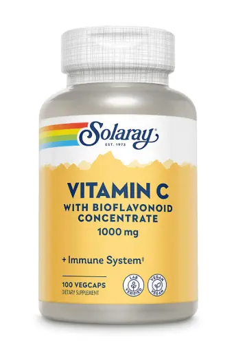 Solaray Vitamin C with Rose Hips, Acerola & Bioflavonoids 1000mg
