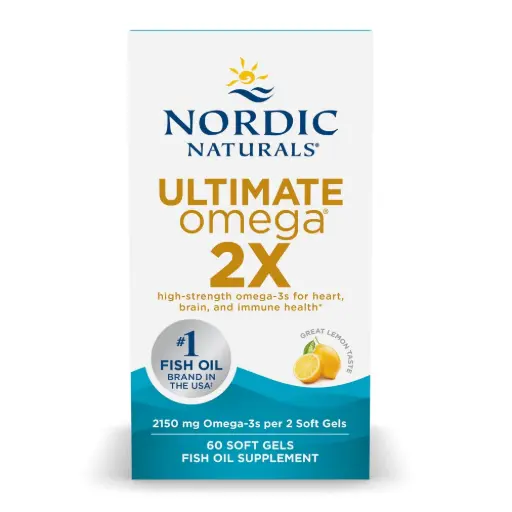 Nordic Naturals, Ultimate Omega 2X, Lemon