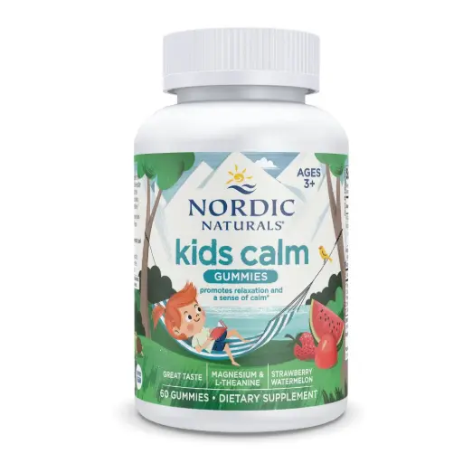Nordic Naturals, Kids Calm Gummies, Ages 3+, Strawberry Watermelon