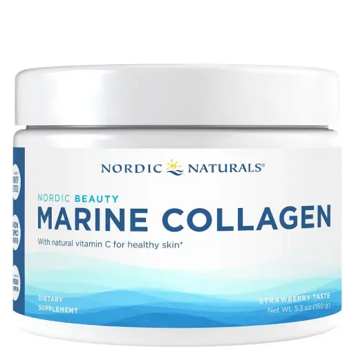 Nordic Naturals, Nordic Beauty, Marine Collagen with Vitamin C, Strawberry