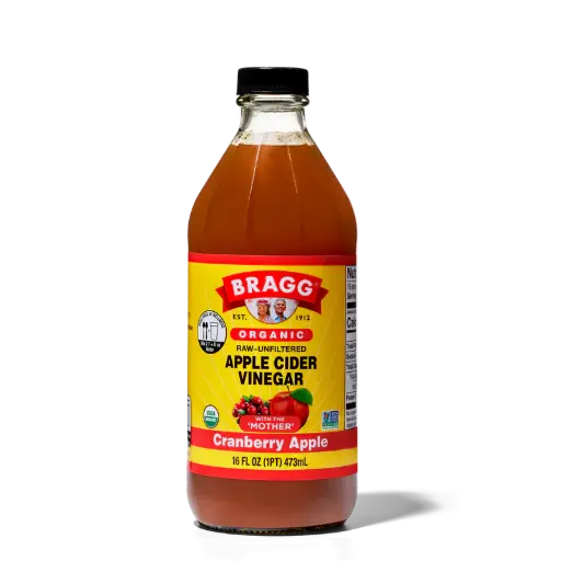 Bragg, Organic Apple Cider Vinegar With The 'Mother', Cranberry Apple