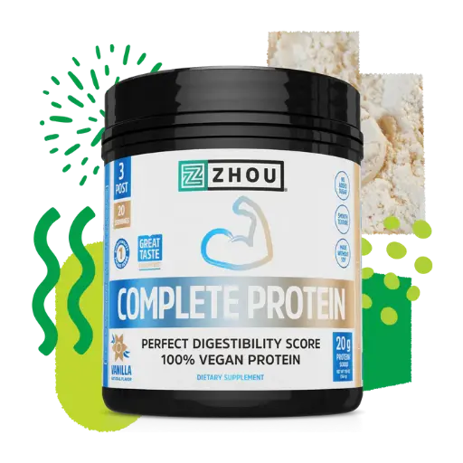 Zhou Complete Protein, Vanilla, Powder
