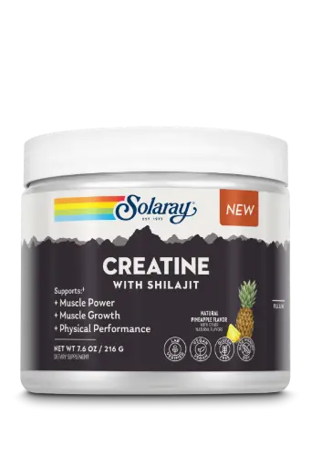 Solaray Creatine with Shilajit 7.6 oz (216 g)