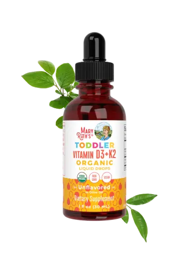 MaryRuth's, Organic Toddler Vitamin D3 + K2 Liquid Drops, 1-3 Years