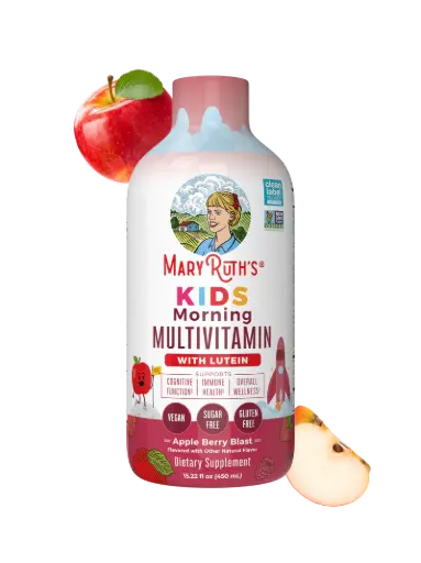 MaryRuth's, Kids, Morning Multivitamin With Lutein, Apple Berry Blast