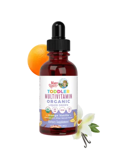 MaryRuth's, Organic Toddler, Multivitamin Liquid Drops, 1-3 Years, Orange Vanilla