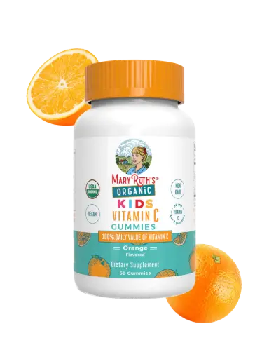 MaryRuth's, Organic Kids Vitamin C Gummies, Orange