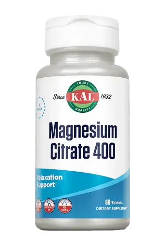 KAL, Magnesium Citrate 400, (200 mg per Tablet)