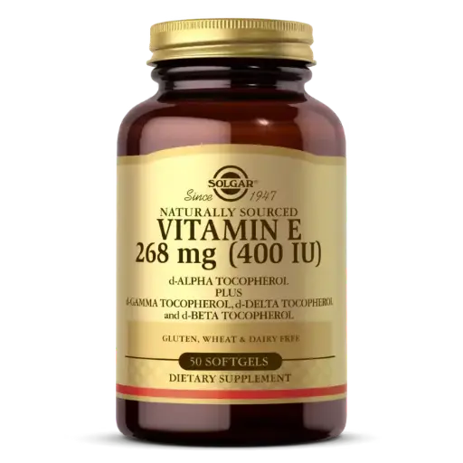 Solgar, Vitamin E, Naturally Sourced - 100 SoftGels